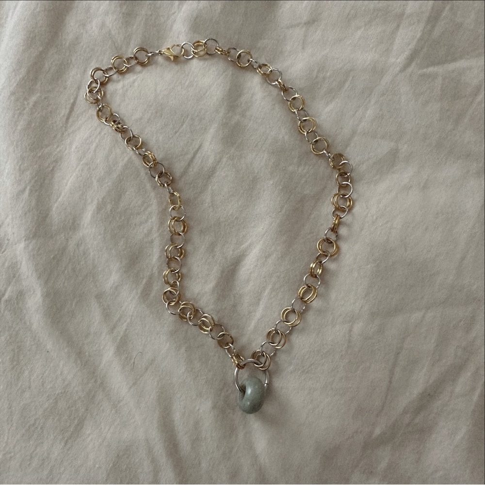 Bespoke jadeite minimalist choker - Picture 3 of 4